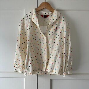 The Animals Observatory Polka Dot Blouse